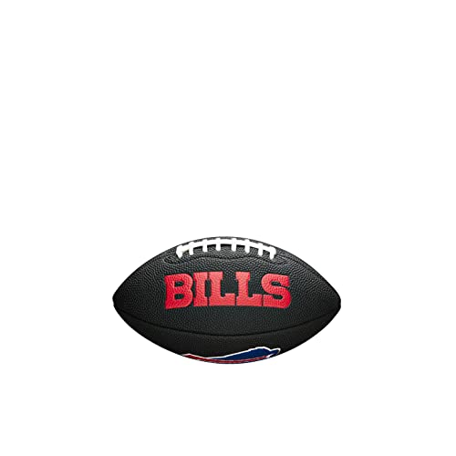 WILSON Sporting Goods NFL Buffalo Bills Team Logo Football  Black Mini Size