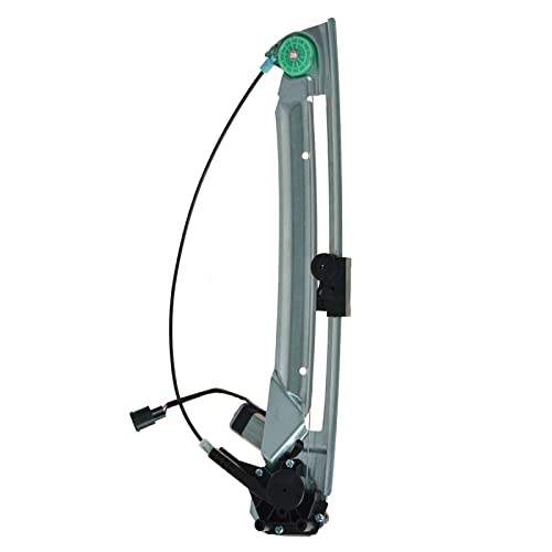 Image of TRQ Rear Right Power Window Regulator & Motor Assembly Passenger Side Compatible with 2001-2003 BMW 525i 1997-2000 528i 530i 1997-2003 540i 2000-2003 M5