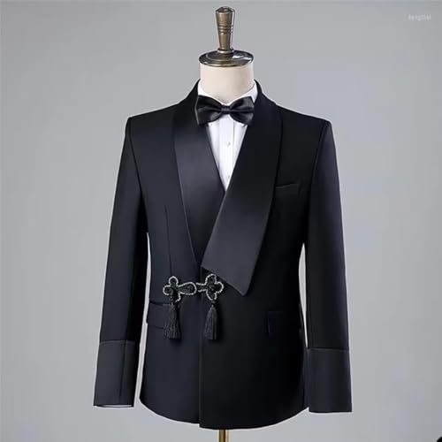 Tuxedo blazer à nœud chinois pour votre dîner de gala chic - 2