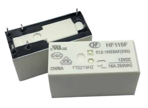 Relais HF115F 048-1HS3 haute isolation 48VDC 6 broches commutation 16A