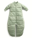ergoPouch Sleep Suit Bag 3.5 TOG – Baby Sleep Sack & Wearable Blanket, 2-in-1 Convertible Sack to Suit with Legs for Safe Movement, Regulates Temperature Overnight, Unisex (8-24 Months, Willow)