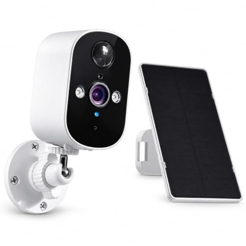 KELQORA 3MP Security Camera Outdoor, 4000mAh Battery, Two-Way Audio, Siren