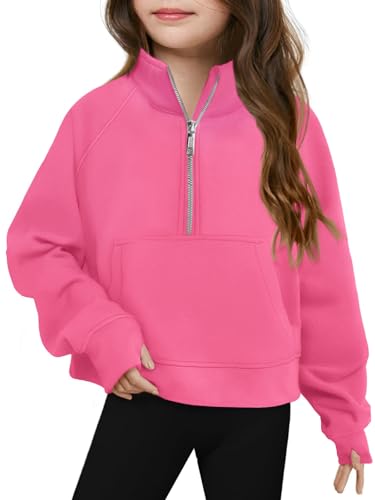Girls Play Fleece 1/2 Zip Pullover
