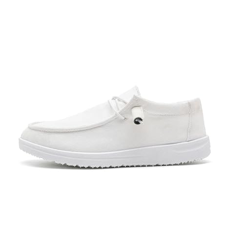 Image of betyswear Womens Loafers Women Shoes Casual Slip-On Canvas Shoes Breathable Lightweight Boat Shoes for Women
