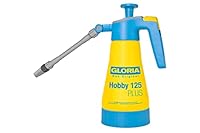 GLORIA Drucksprüher Hobby 125 Plus | Säurebeständiger 1,25 L Handsprüher | Für Essigsäure, Pflanzenschutzmittel & Unkrautvernichter | Flexibel schwenkbare Lanze | 3 bar