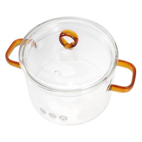 Consejos para Comprar Olla para estofados - los preferidos. 42 HAKIDZEL Artículos Esenciales De Cocina Olla De Estofado Vidrio Transparente Fácil De Limpiar