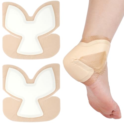 Heel Bordered Silicone Foam Dressing Waterproof Adhesive Sacral Bandages with Absorbent Padding for Elbow Wrist Foot Pressure Bed Sore Hip Knee Replacement Surgery 8.26