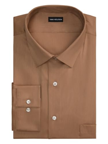 Image of Van Heusen Men's Dress Shirt Fitted Everyday Defense Stretch