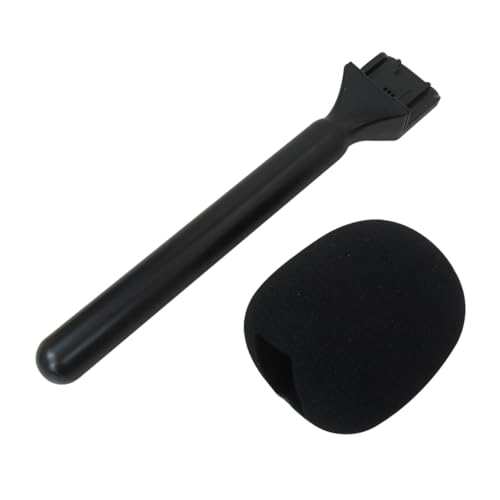 Black Handheld Mount Adapter, Wireless Replacement Holder for Mic 1/2 / Rode Wireless GO II