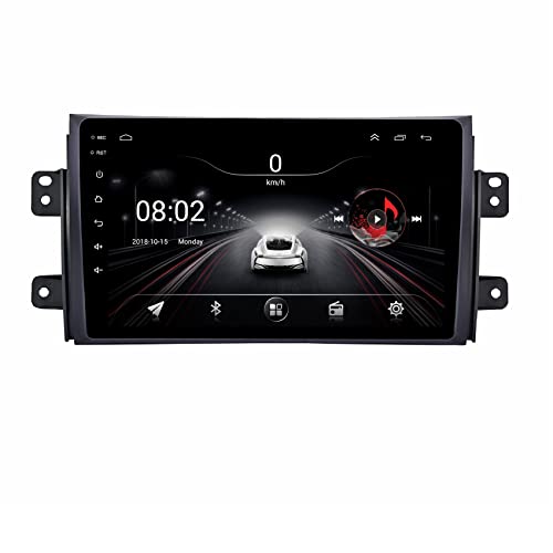 Image of AUTO SNAP 9 Inches 22cm Touch Screen Android 12 Gorilla Glass IPS Display Car Stereo with 2GB RAM /16 GB ROM GPS /Wi-Fi /Navigation /Steering Wheel Controls Mirror Link Compatible for Maruti Suzuki SX4