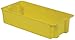 Stack and Nest Bin, 29-5/8 in L, Yellow