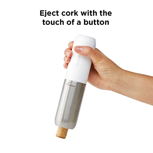 Rabbit Compact Electric Corkscrew Wine Bottle Opener (White), 10.75 Inches #TOP6