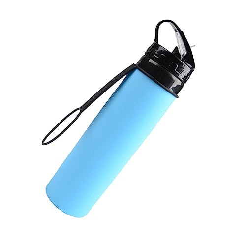 Botella de agua plegable de silicona VANZACK para deportes al aire libre