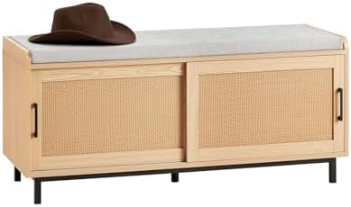 SoBuy Banco Zapatero Banco de Almacenamiento con 2 Puertas 110 x ...