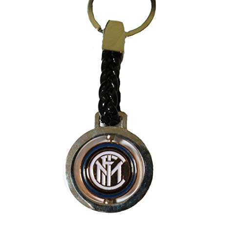 Portachiavi Girevole Inter. Prodotto Ufficiale con Licenza. Squadra Nerazzurra. Idea Regalo per...