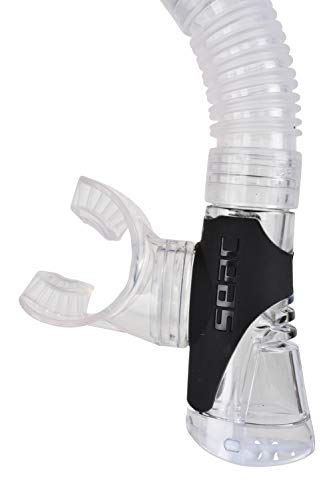 SEAC Unisex Adult Fast Dry Snorkel - White, One Size, transparent/white, standard - Image 4