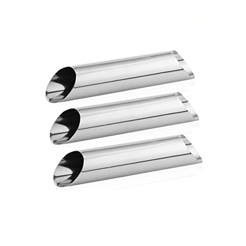 Moldes de Conos en Espiral de Acero Inoxidable 6 Pzas
