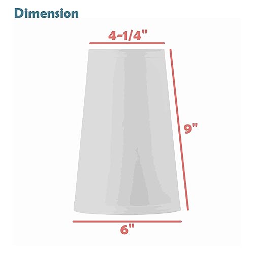 Aspen Creative Corporation 32164 Transitional Empire Shape Spider Construction Lamp Shade In Off White thumb #4