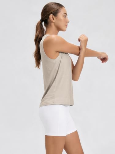 Image of ODODOS Women's Performance Tank Ultra Soft odSTRATUM Tech Sleeveless Tee Shirts High Crew Neck Pullover Top