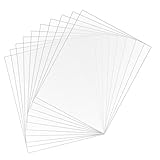 Homoyoyo 10 Stück Blätter Bilderrahmen Malerei Kunststofftafel Fotoanzeige Klare Maltafeln Für Klassenzimmer Klare Tafeln Zum Bemalen Klare Maltafeln Für Präsentationen Acryl Transparent