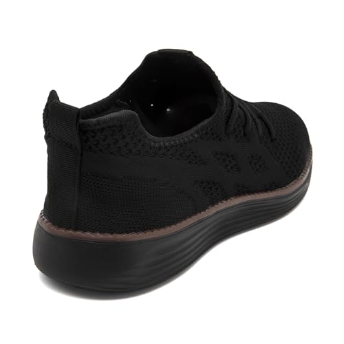Image of Men Non-Slip Work Shoes Tennis Gym Sneakers Breathable Slip Resistant Lightweight and Comfortable for All-Day Wear Sports and Walking