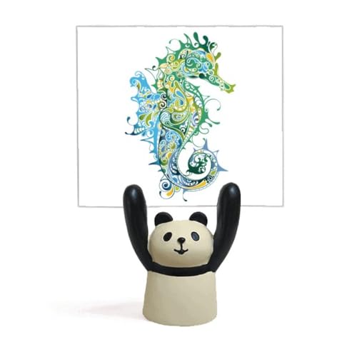 Porte-mémos hippocampe coloré et décoratif pour le bureau