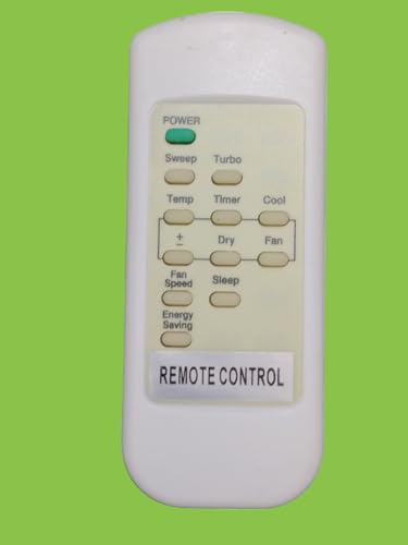 Image of Sanavya AC Remote Control - Compatible Replacement for Split & Window Air Conditioners - Replicates Genuine Remote Functions (Carrier Ac Remote 100A)