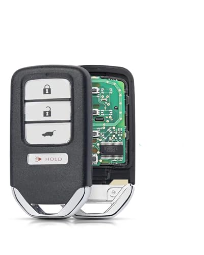 MLLNPP car key housin For Odyssey EXL Touring 2014 2015 2016 2017 ID47 Chip PN 72147-TK8-A81 Smart Car Key KR5V1X Car Accessories Remote Key Case(4 Buttons)