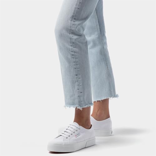 Image of Superga 2740 Platform Sneakers for Men and Women - Iconic Italian Men's and Women's Tennis Shoes with Breathable Canvas Upper, Non Slip Rubber Sole