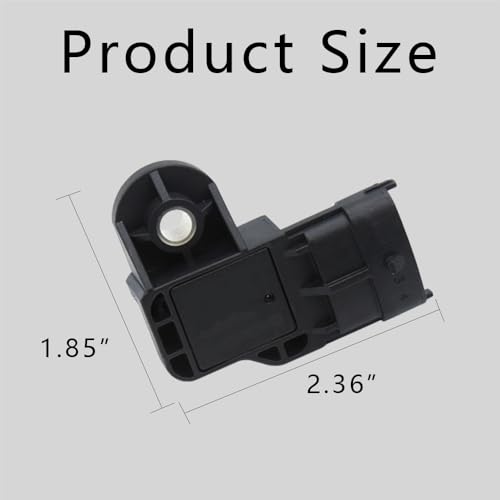 Manifold Absolute Pressure MAP Sensor, Engine Intake Air Pressure Sensor 0261230217, Manifold Absolute Air Pressure Sensor Compatible with Honda Civic Polaris Chevy - Image 3
