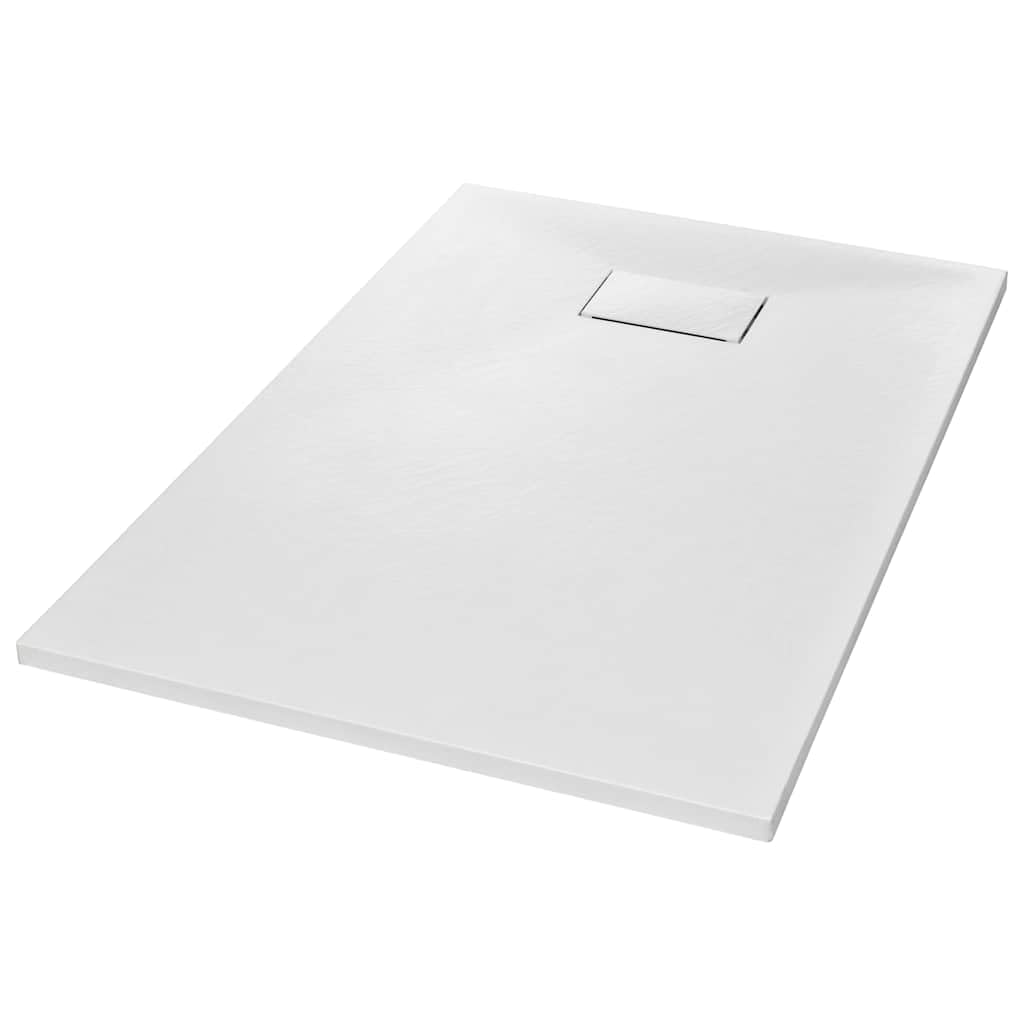 Piatto Doccia SMC Bianco 120x70 cm Soglia Ribassata