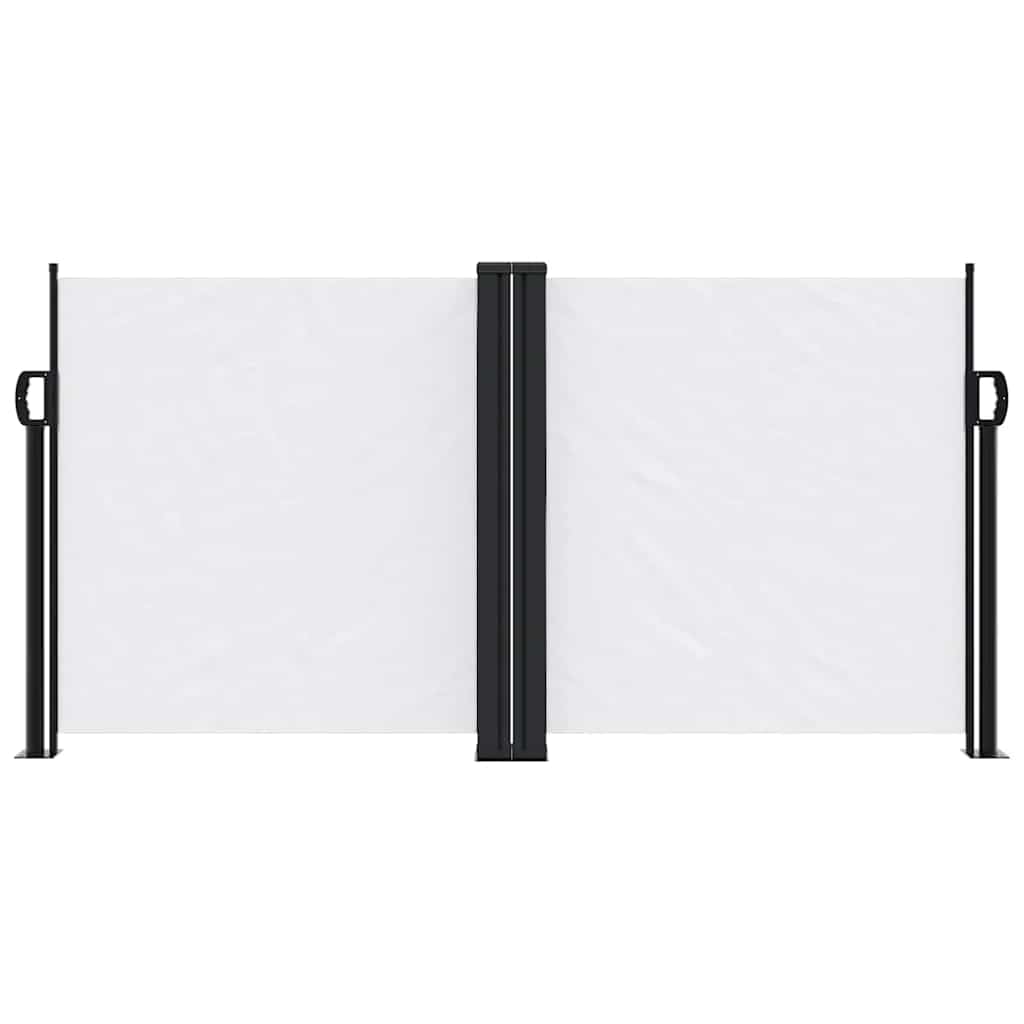 vidaXL Tenda da Sole Laterale Retrattile Bianco 120x600 cm