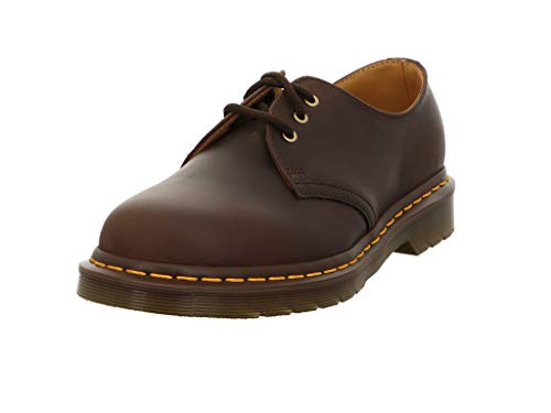 Image of Dr. Martens Unisex 1461 Oxford, Dark Brown Crazy Horse, 8 US Women / 7 US Men