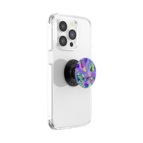 Image of PopSockets Phone Grip with Expanding Kickstand, Adhesive Grip - Bleary