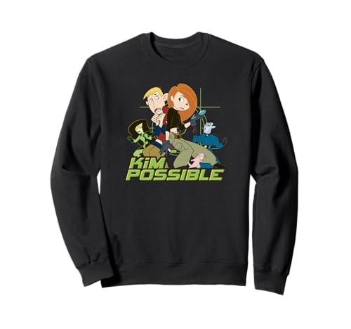 Sweatshirt Kim Possible Disney pull imprimé personnages dessin animé vintage pour adulte