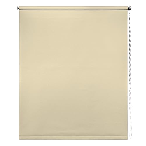 Made to Measure Thermal Blackout Blinds, Cappuccino, 165cm Drop - Cut to Fit Blackout Roller Blinds For Inside and Outside Recess Fitting Window Blinds of Multiple Colours by New Edge Blinds