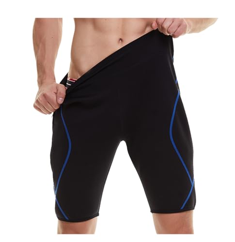 DownLTL Pantaloncini Sauna Dimagranti per Sudorazione e Compressione Uomo Tonifica la Pancia e Rassoda le Cosce Hot Thermo Sudore Shaper per Fitness