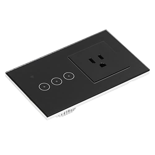 10A 3 Gang Socket Multifunctional Wall Panel Switch Socket Panel Power Wall Electrical Plug