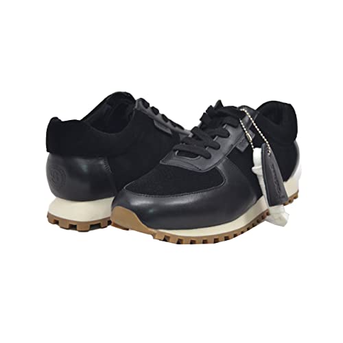 British Walker Surrey Designer Mens Sneakers, Vintage Lace Up, Handcrafted with Leather & Suede, Dual fit Technology for Extra Width