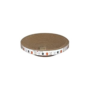 Llinthy Rundes Wellpappe Kratzspielzeug für Katzen