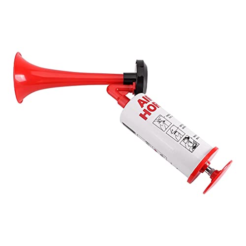 MARALANG Handheld Air Horn, Aluminum+ABS Portable Handheld Air Pump Horn, Loud Noise Maker Horn for Sporting Events