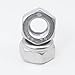 Kuprowin M8 x 1.25mm Lock Nuts,304 Stainless M8 Nylon Insert Locknuts for Bolts, m8 Nylock Nuts 50pcs