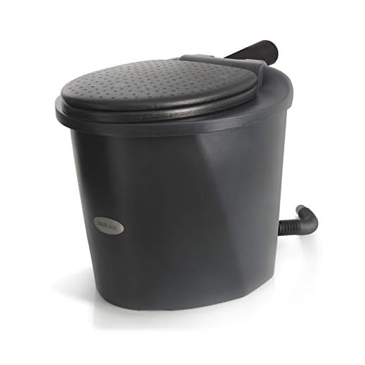 Biolan Inodoro seco simple orgánico, inodoro, higiénico, no requiere agua o electricidad.