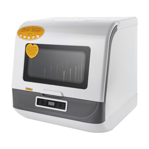 Mini Geschirrspüler, Tragbare Spülmaschine mit 3 Programme,...