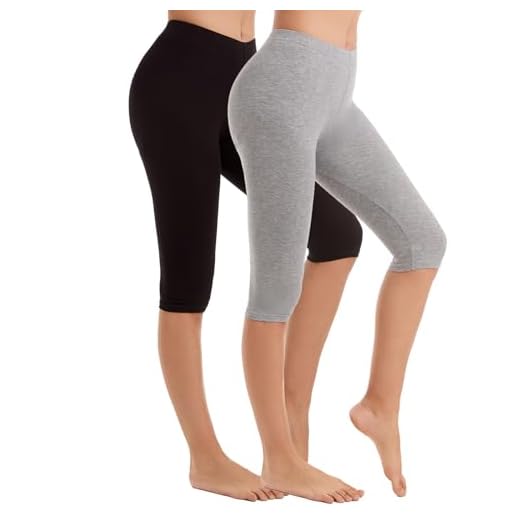 Vinconie 3/4 leggings dam under klänning shorts yogabyxor korta leggings beskurna