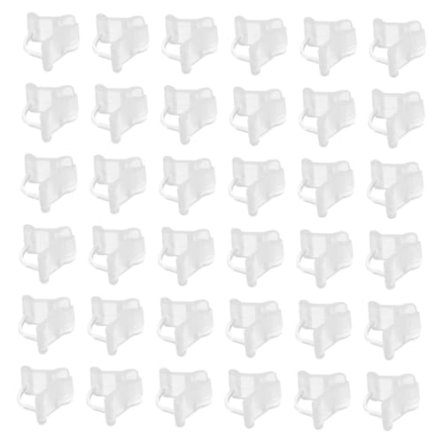 Kisangel 100個 園芸用プラスチック嫁接クリップ 高耐久植物固定クランプ 家菜園支柱対応 植物の整枝と接ぎ木作業に