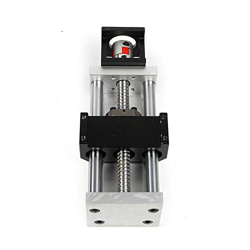 WindWilder Guide linéaire manuel 100 mm - Rail linéaire - Axe linéaire - Unités linéaires - Arbre linéaire : 16 mm (diamètre) Cover