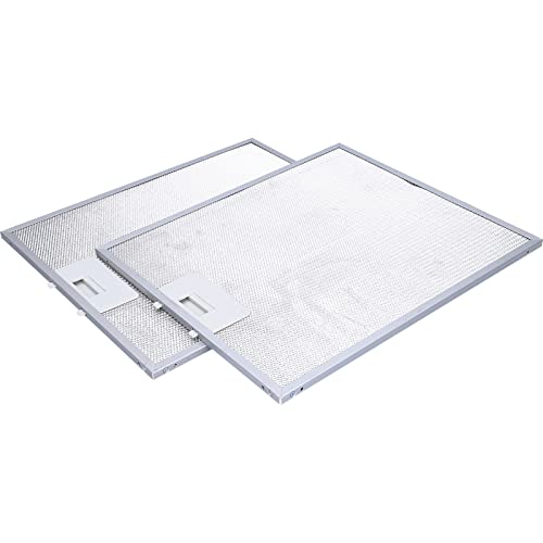 LUTH Premium Profi Parts 2X Filtres à Graisse en métal 305 x 267 mm pour hotte aspirante hotte de Cuisine Compatible avec AEG 4055250429 Bauknecht 480122102168 Indesit C00314158 Smeg 063410455