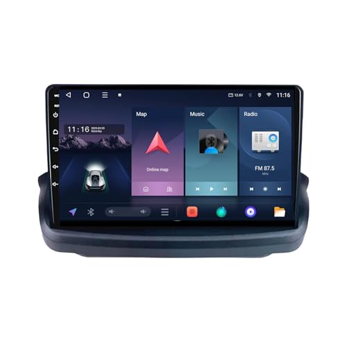 Android 13 2 DIN Pantalla Táctil Radio de 9' para Hyundai Rohens Genesis Coupe 2009-2011 Radio Coche con Navegación GPS Bluetooth Radio FM Cámara Trasera Multimedia Pantalla para Coche(A3 2+32G)