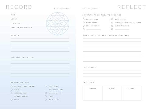 Meditation: A Day And Night Reflection Journal (90 Days) (Inner World) #TOP3